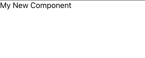 MyComponent 렌더링 값